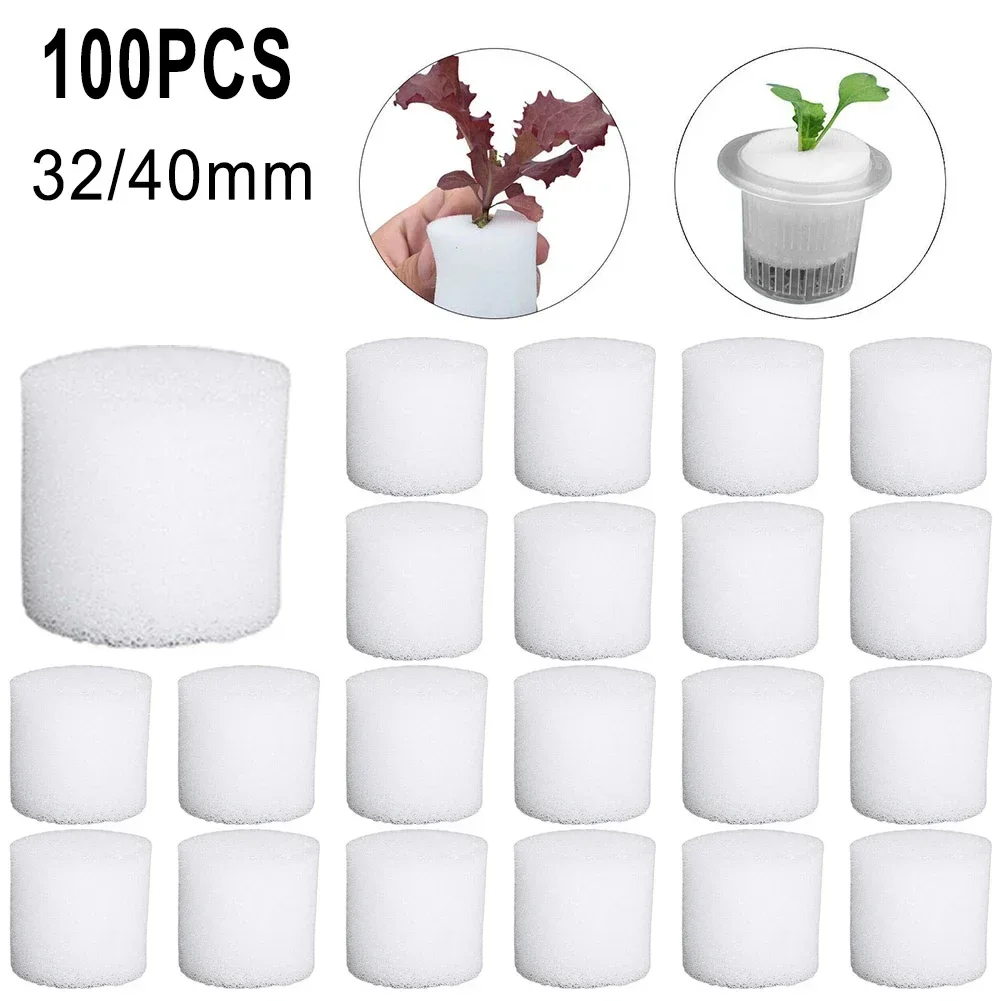 Hydroponic Grow Pod - 100 szt. Bezglebowa gąbka hydroponiczna ogrodowa