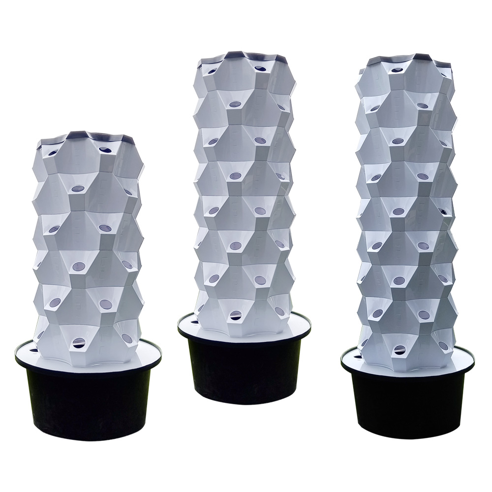 Hydroponic Tower - Wertykalna farma szklarniowa, hydroponiczna wieża do