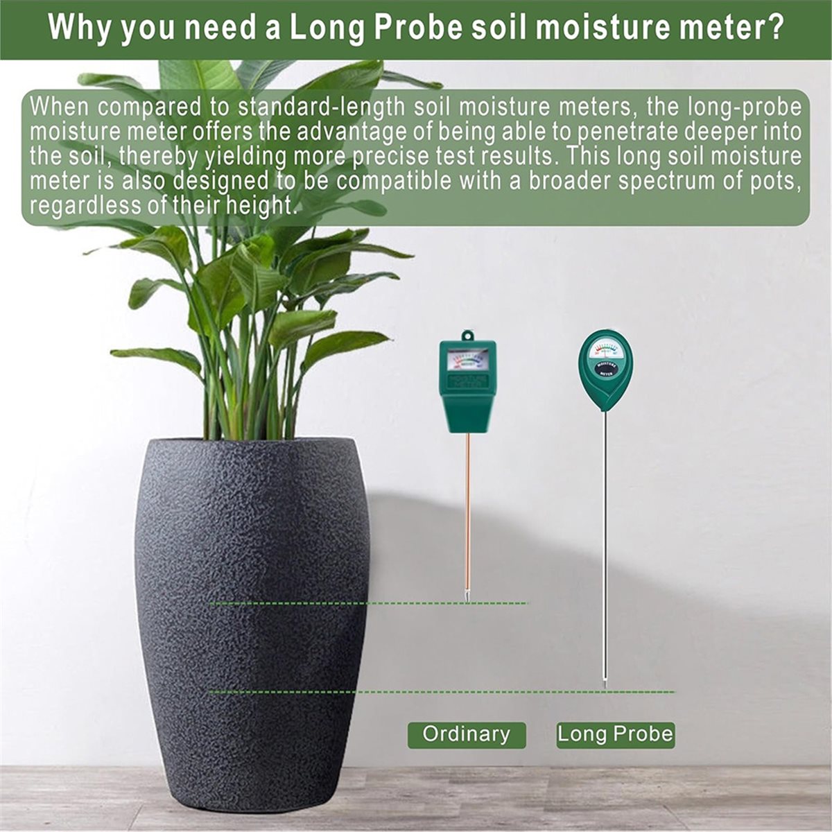 Plant Sensor - Miernik wilgotności gleby LNHF z długą