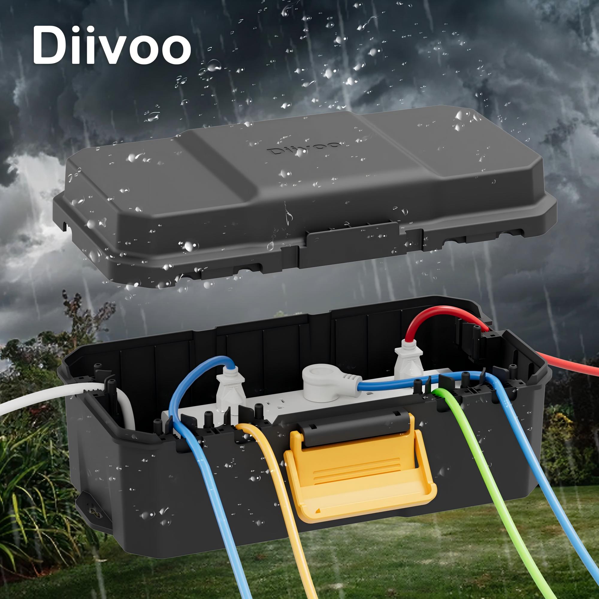 Smart Garden Kit - Diivoo Wodoodporna skrzynka elektryczna Zewnętrzne złącze