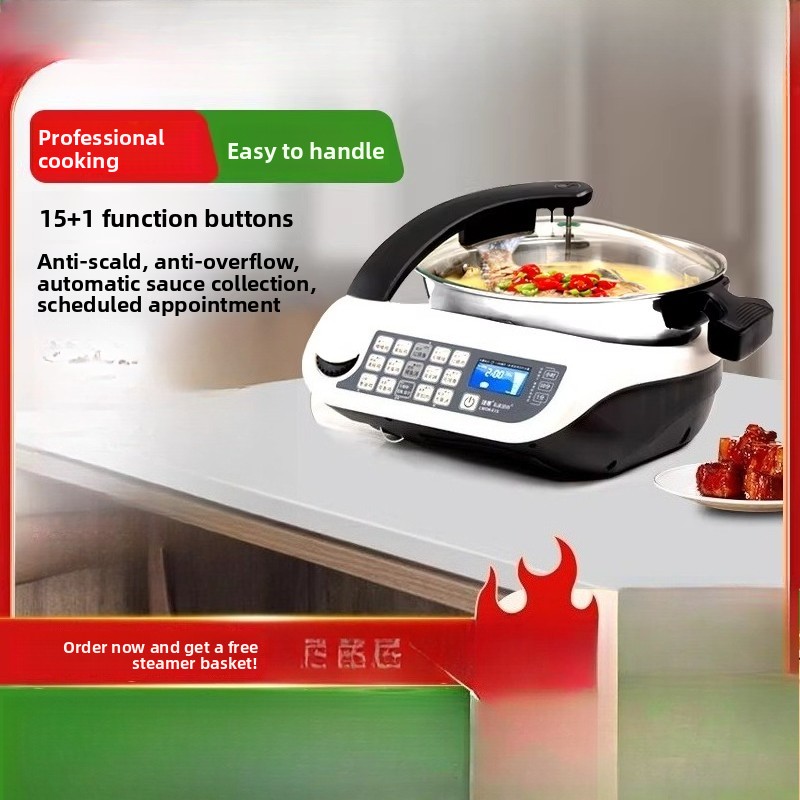 Smart Pot - Inteligentny robot kuchenny E15, wielofunkcyjny robot