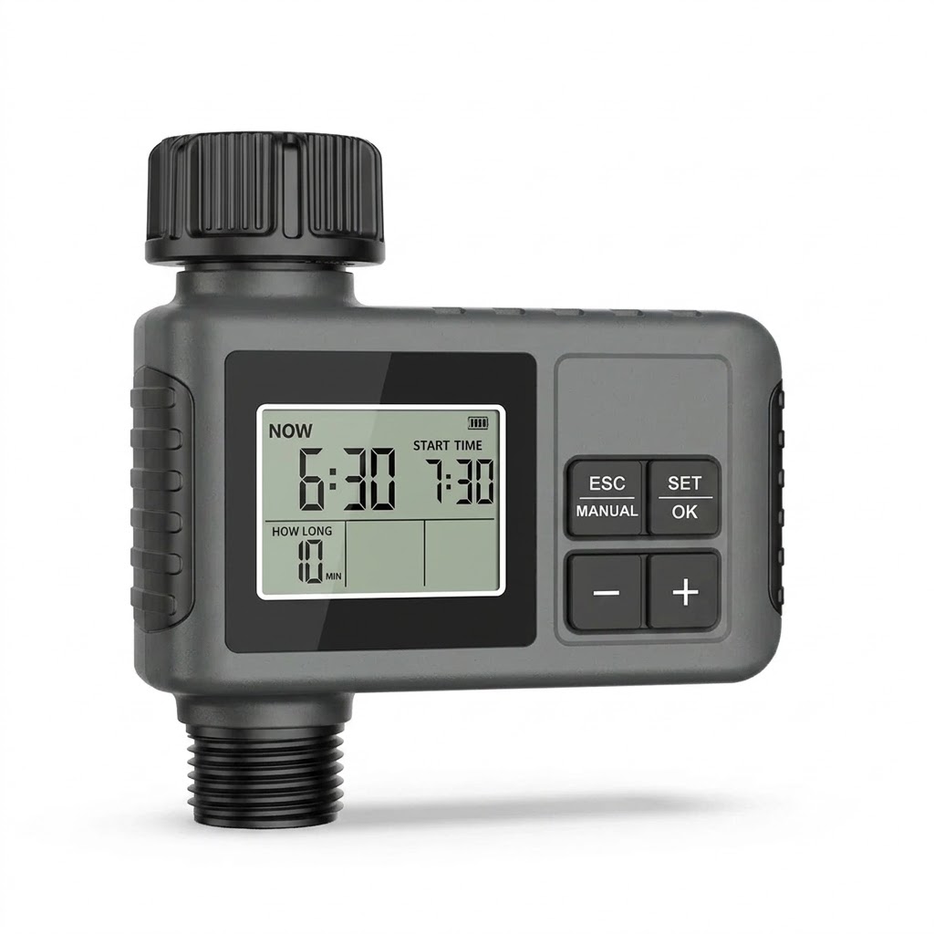 Smart Garden System - Timer nawadniający z wyświetlaczem LCD IPX5