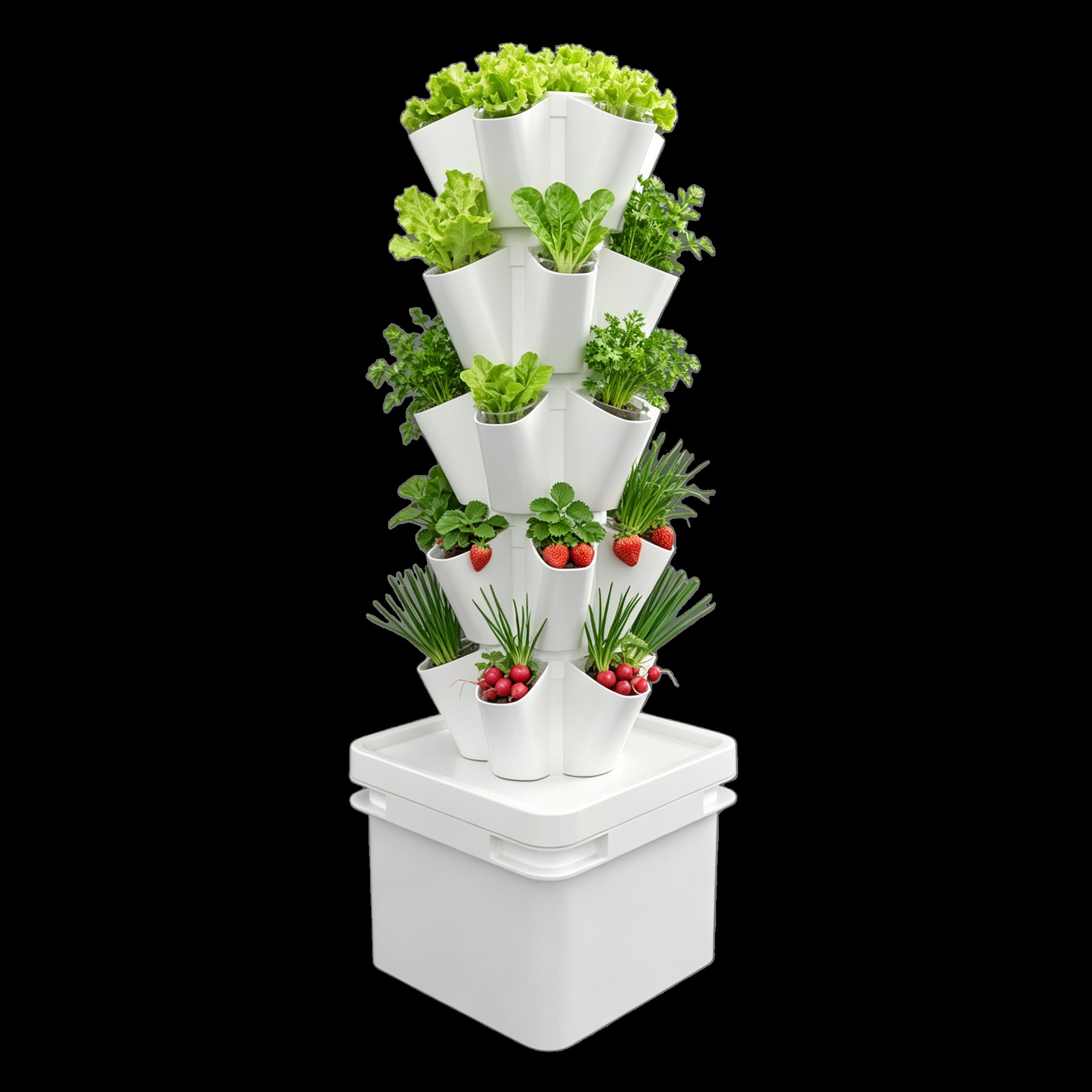 Hydroponic Tower - 8L Biurkowa Wieża Hydroponiczna do Uprawy