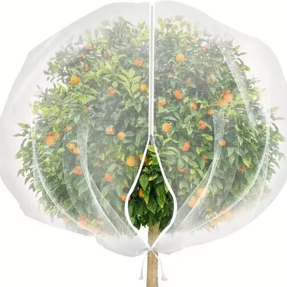 Plant Monitor - Siatka ochronna na rośliny ze sznurkiem,