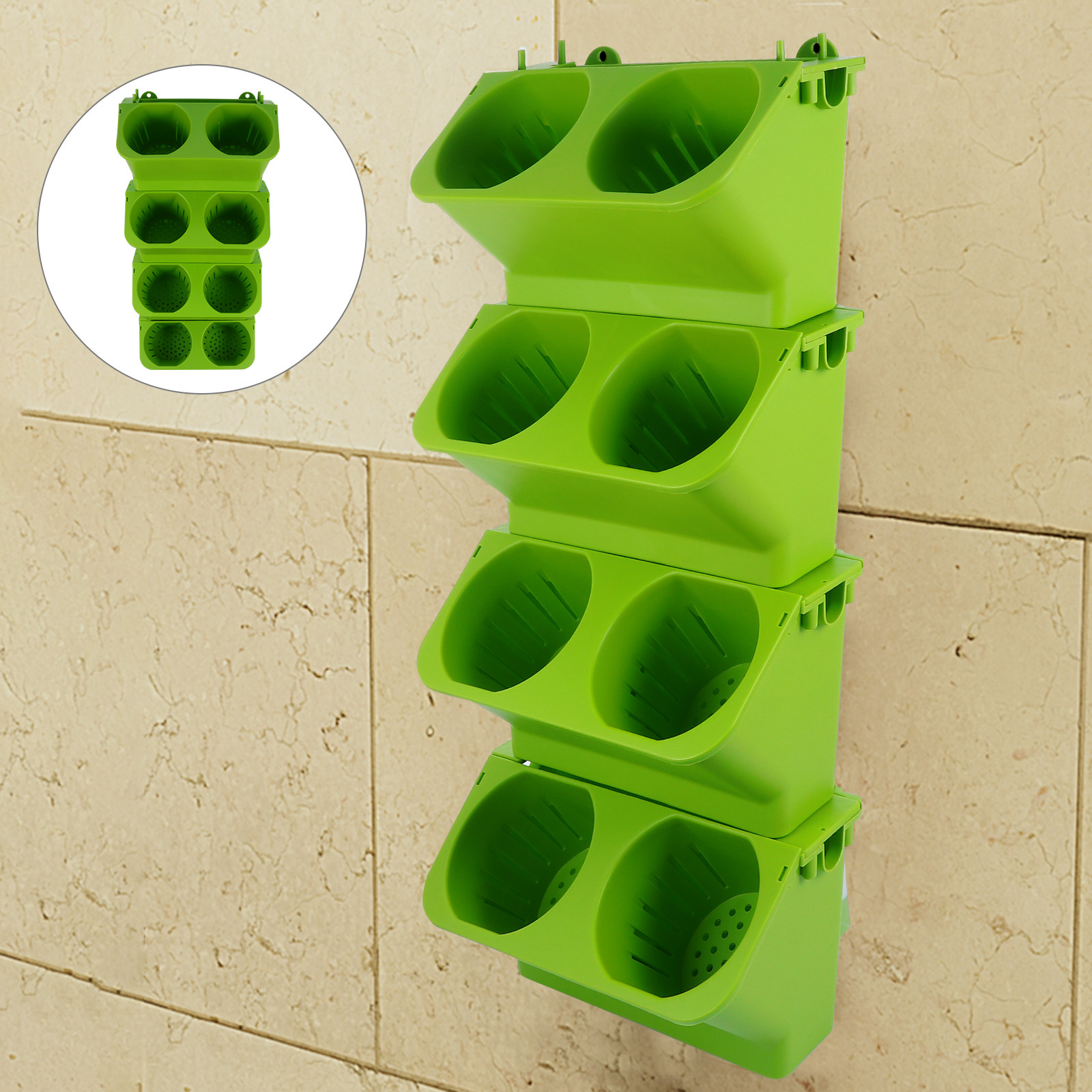 Zestaw 4 pionowych doniczek śc – Self Watering Planter recenzja i cena