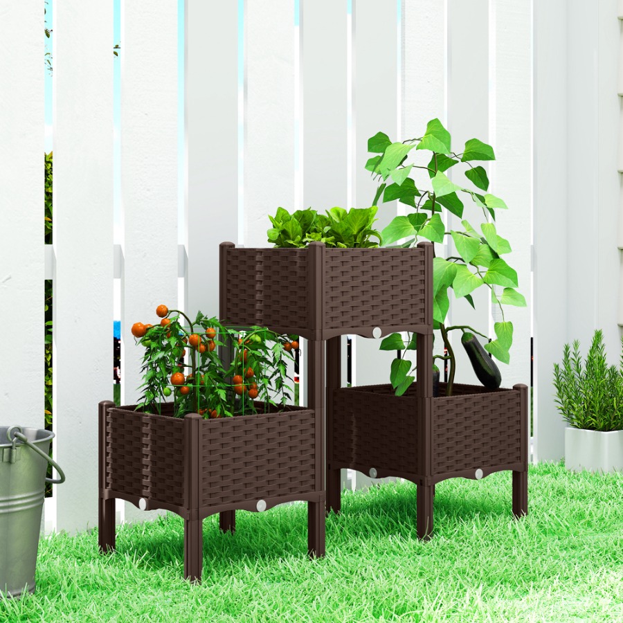 Plastikowa, podwyższona lejek  – Self Watering Planter recenzja i cena