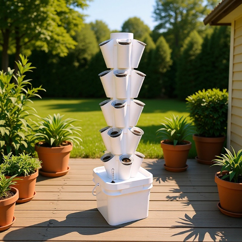8L Biurkowa Wieża Hydroponiczn – Hydroponic Tower recenzja i cena