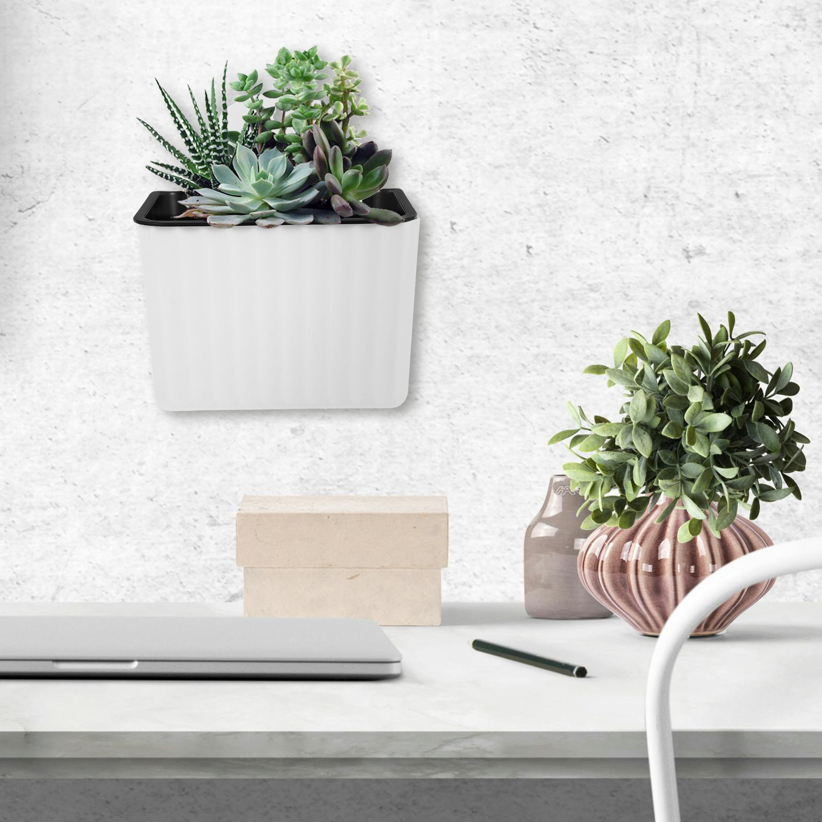 2 szt. Doniczki ścienne samona – Self Watering Planter recenzja i cena